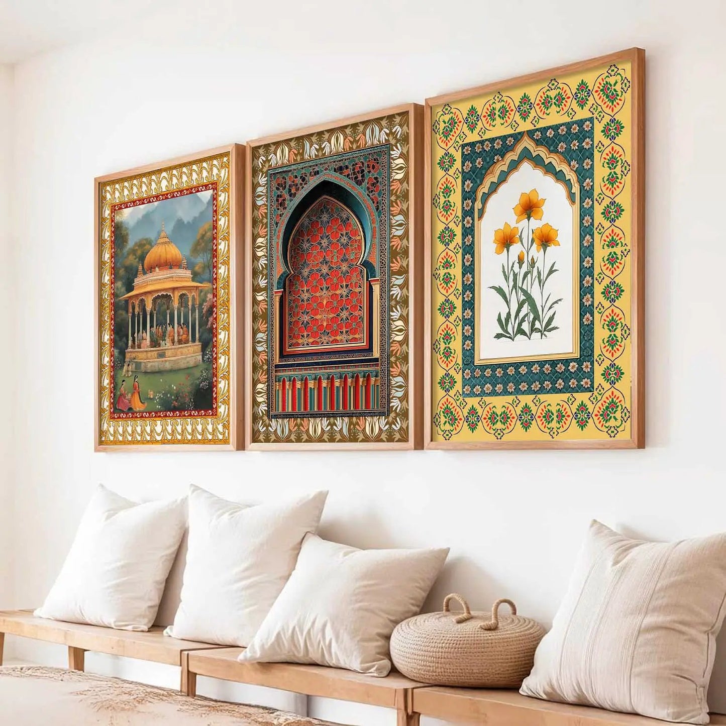 Traditional    Wall  Art  Paintings for Living Room - Wall Poster With frames