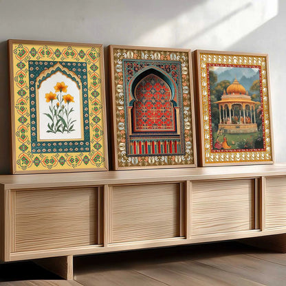 Traditional    Wall  Art  Paintings for Living Room - Wall Poster With frames