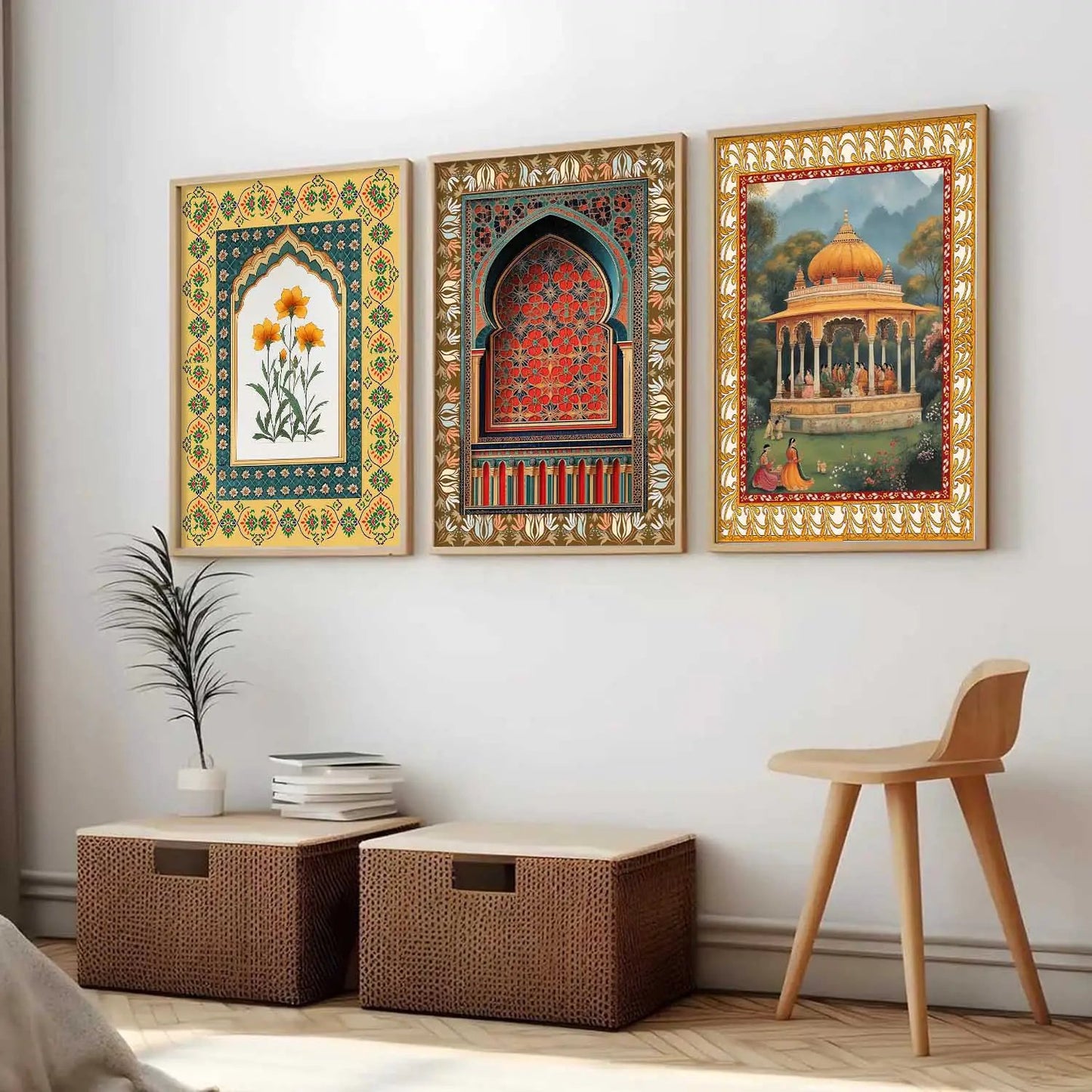 Traditional    Wall  Art  Paintings for Living Room - Wall Poster With frames