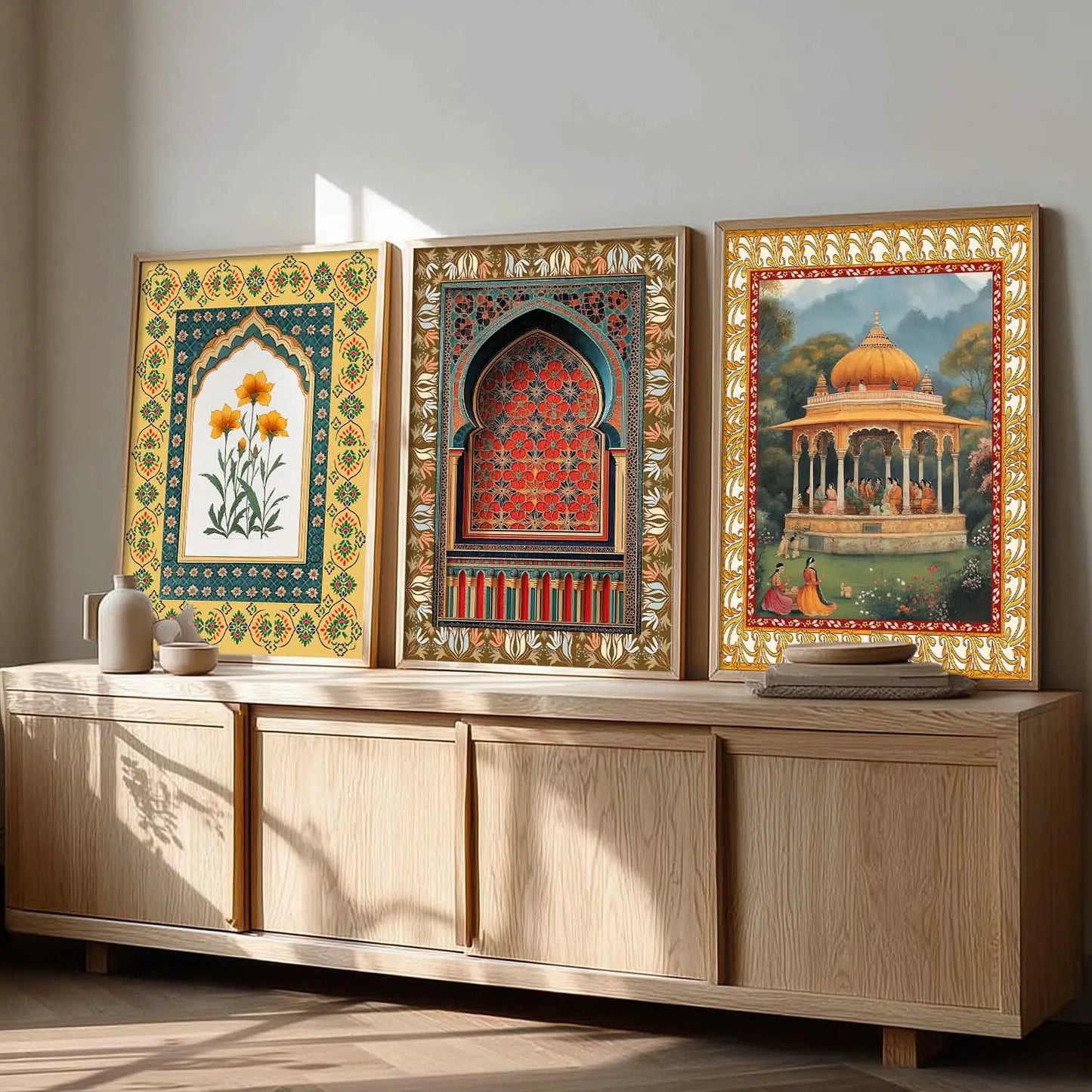 Traditional    Wall  Art  Paintings for Living Room - Wall Poster With frames
