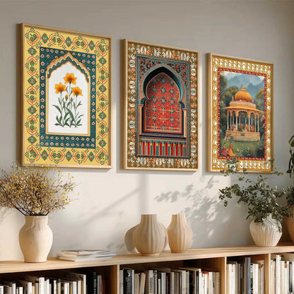 Traditional    Wall  Art  Paintings for Living Room - Wall Poster With frames