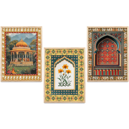 Traditional    Wall  Art  Paintings for Living Room - Wall Poster With frames