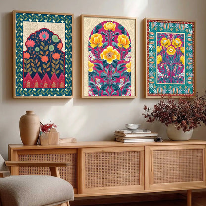 Traditional Wall Art Paintings for Living Room - Wall Poster With frames