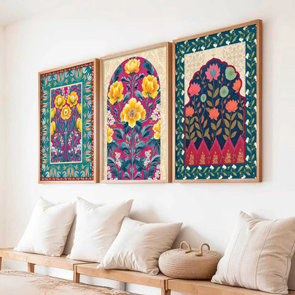 Traditional Wall Art Paintings for Living Room - Wall Poster With frames