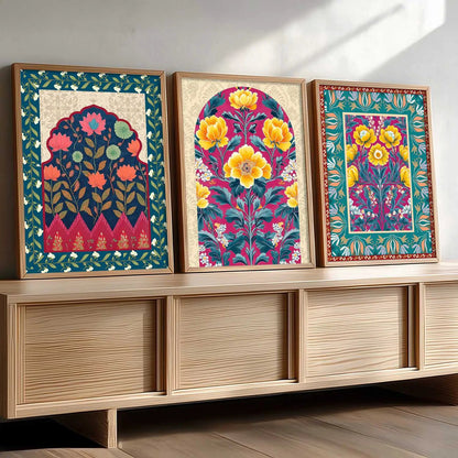 Traditional Wall Art Paintings for Living Room - Wall Poster With frames