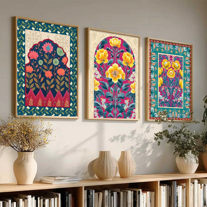 Traditional Wall Art Paintings for Living Room - Wall Poster With frames