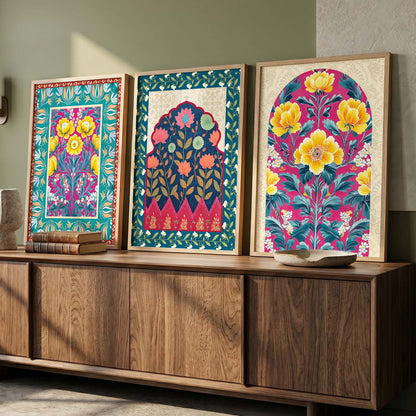 Traditional Wall Art Paintings for Living Room - Wall Poster With frames