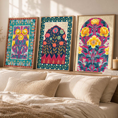 Traditional Wall Art Paintings for Living Room - Wall Poster With frames