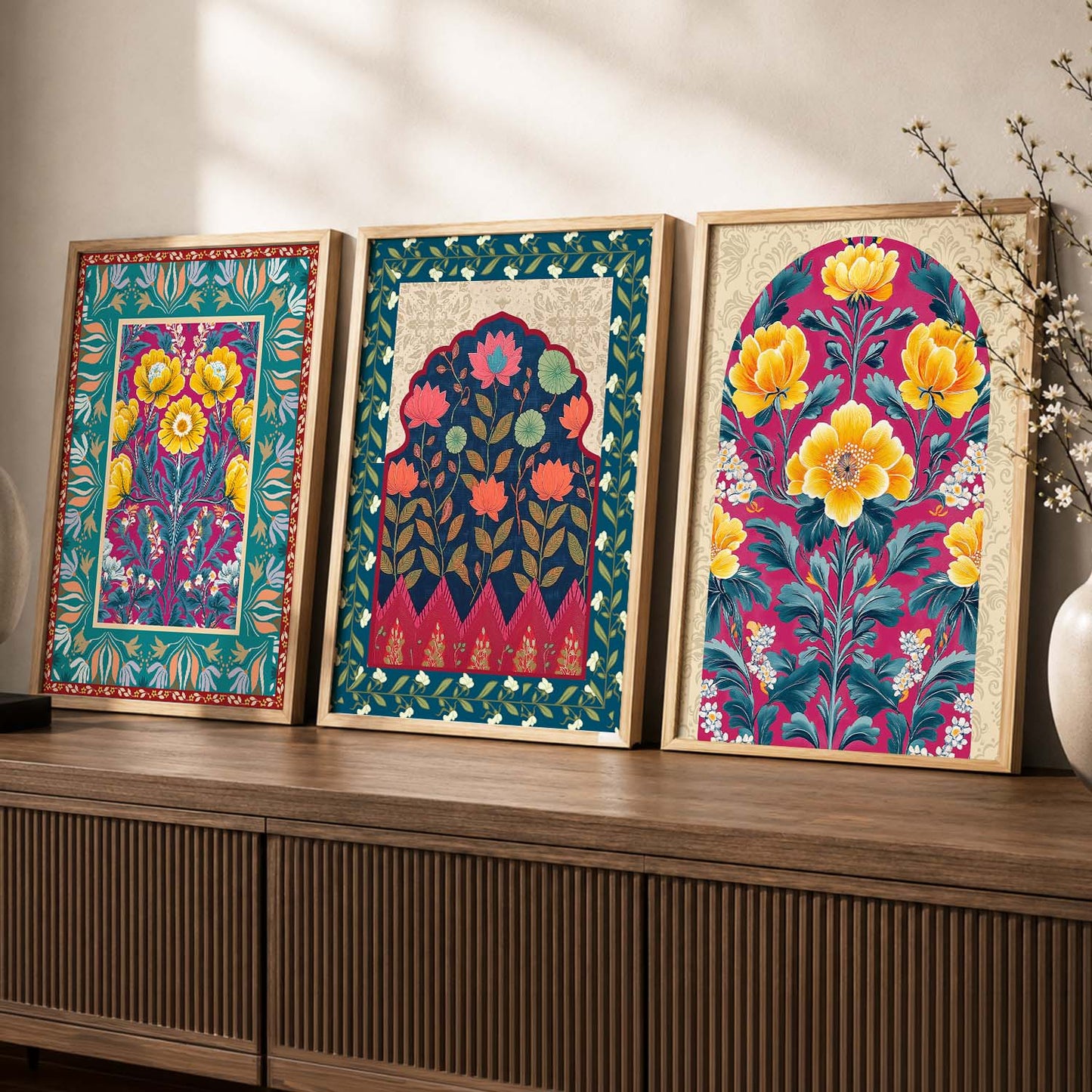 Traditional Wall Art Paintings for Living Room - Wall Poster With frames