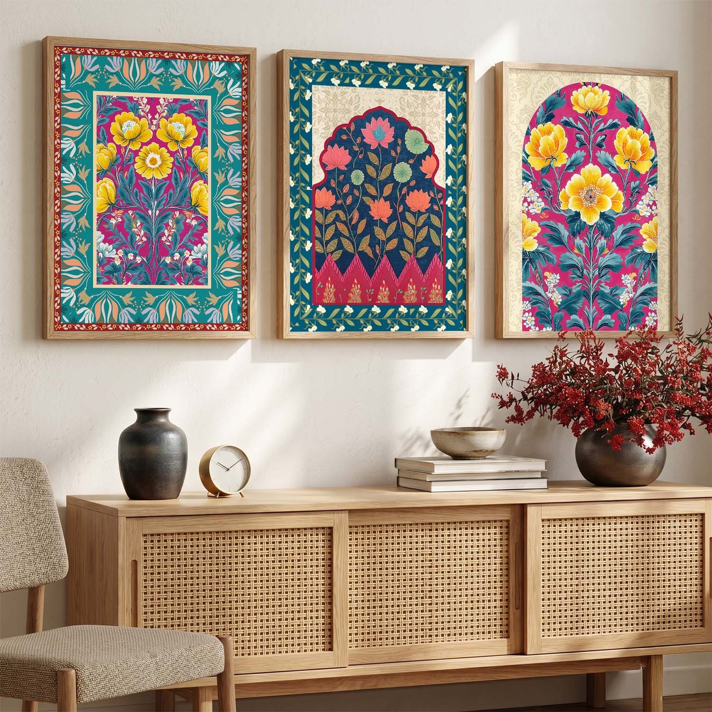 Traditional Wall Art Paintings for Living Room - Wall Poster With frames