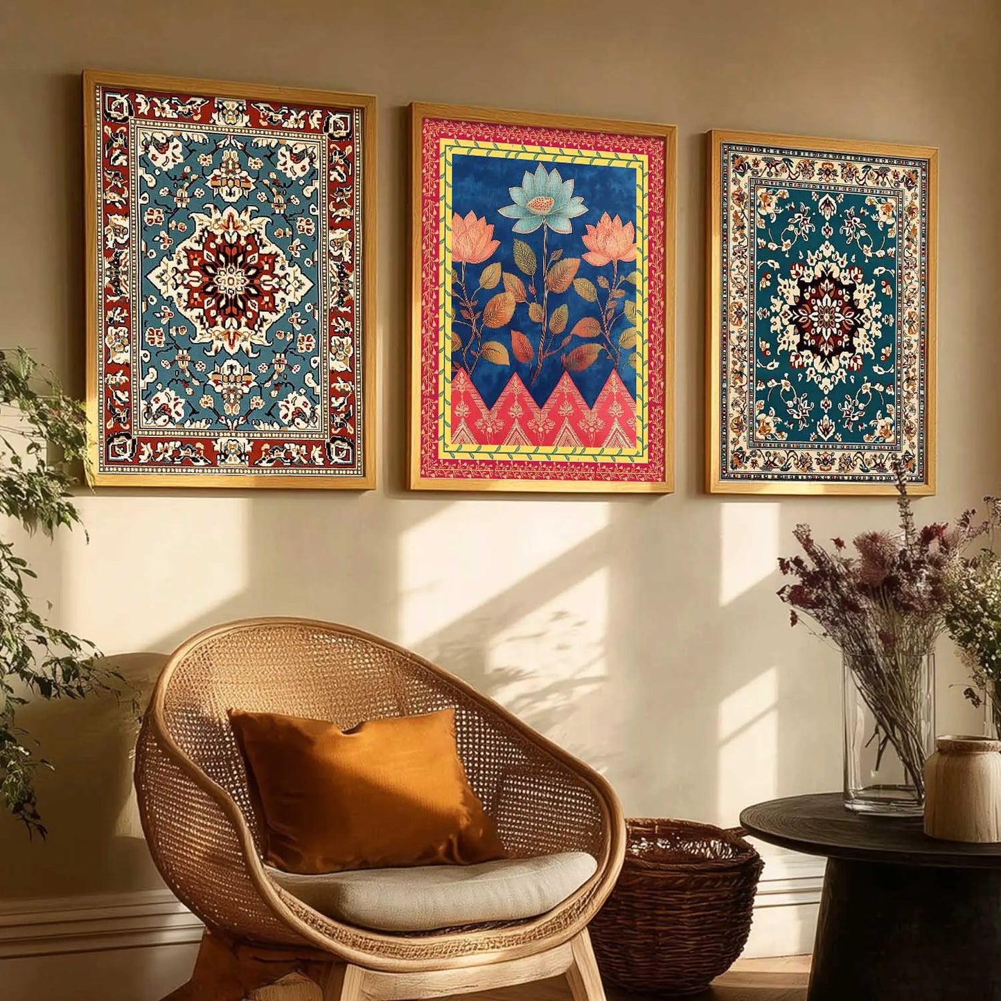 Traditional Wall  Art Paintings for Living Room - Wall Poster With frames