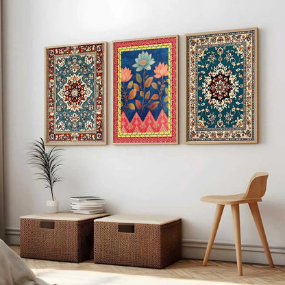 Traditional Wall  Art Paintings for Living Room - Wall Poster With frames