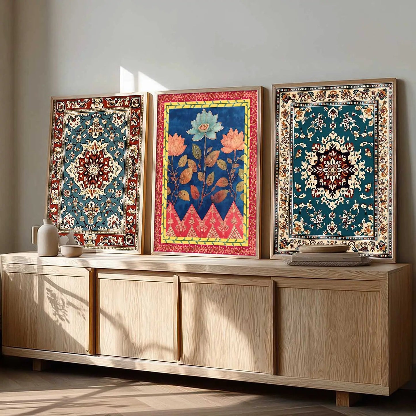 Traditional Wall  Art Paintings for Living Room - Wall Poster With frames