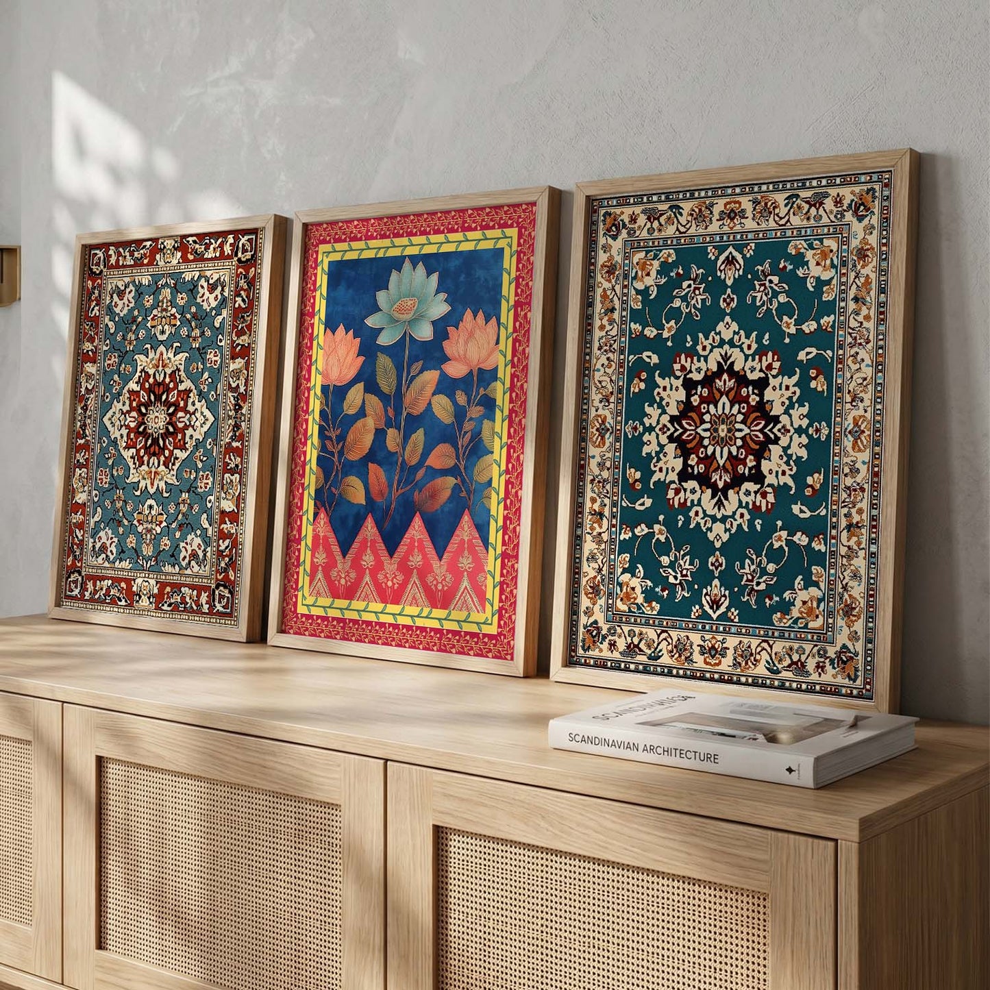 Traditional Wall  Art Paintings for Living Room - Wall Poster With frames