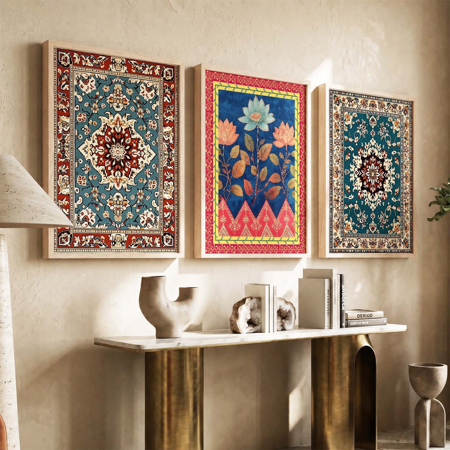 Traditional Wall  Art Paintings for Living Room - Wall Poster With frames
