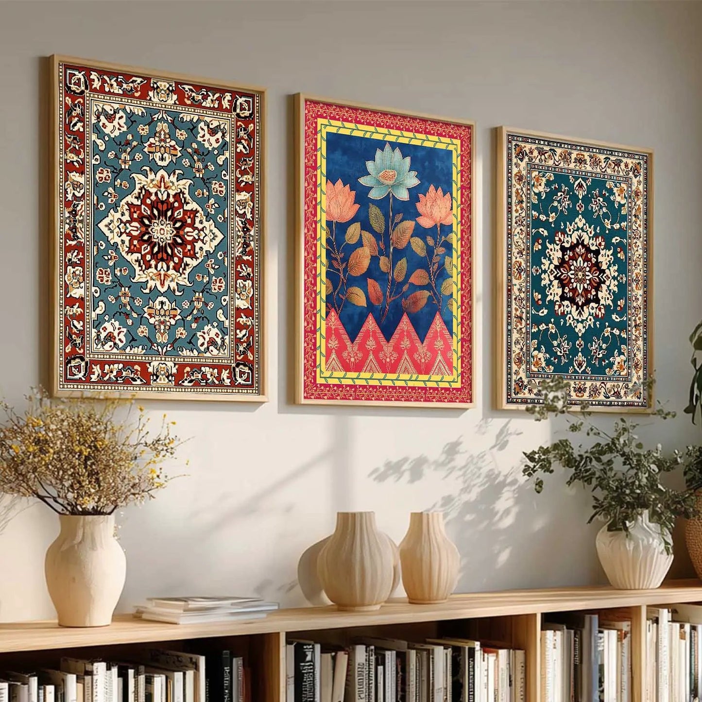 Traditional Wall  Art Paintings for Living Room - Wall Poster With frames