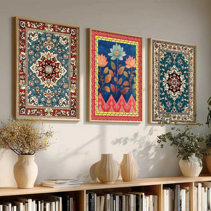 Traditional Wall  Art Paintings for Living Room - Wall Poster With frames