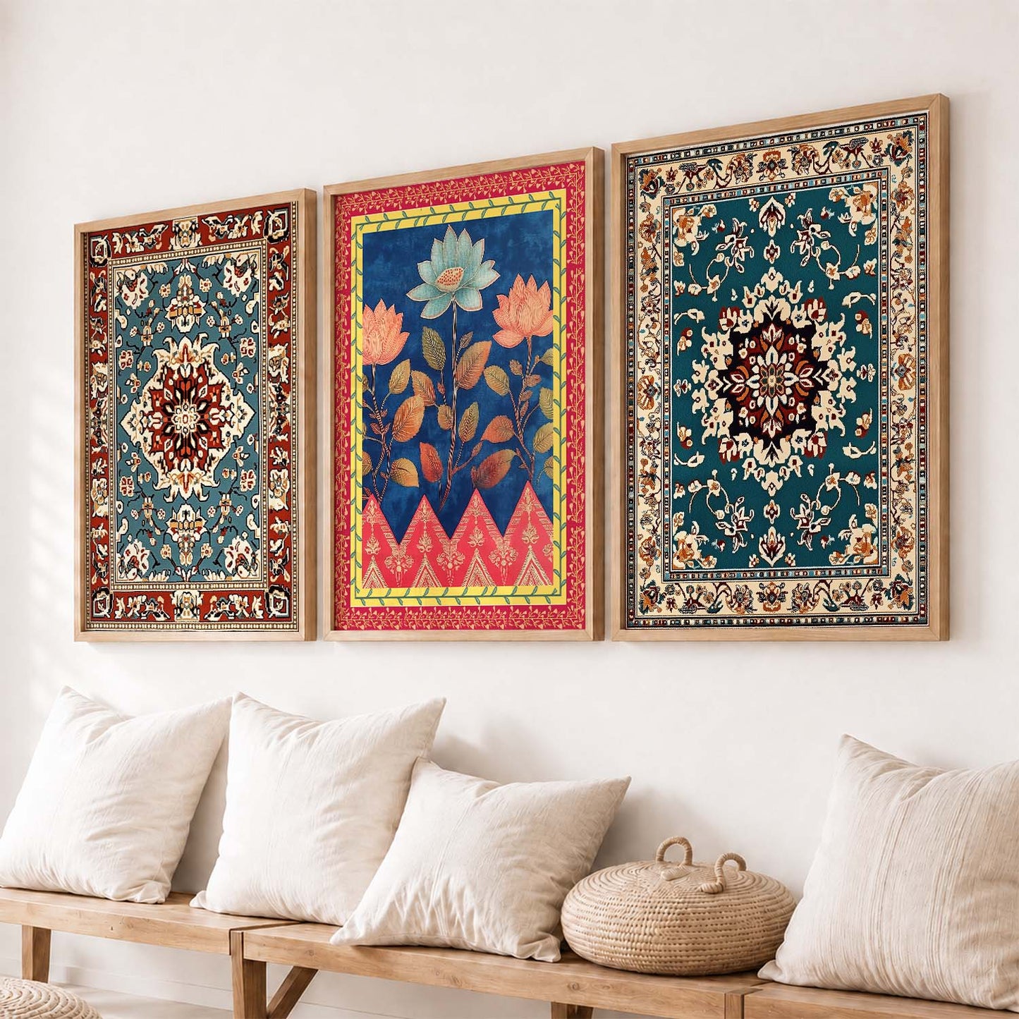 Traditional Wall  Art Paintings for Living Room - Wall Poster With frames