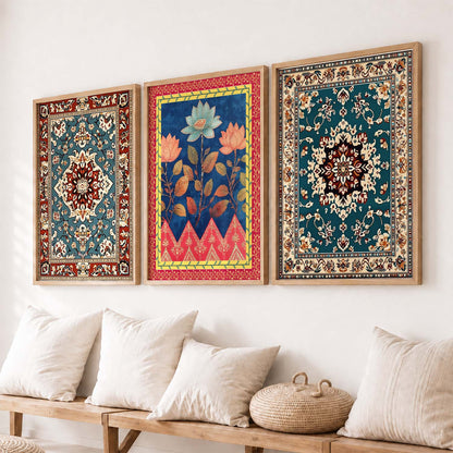 Traditional Wall  Art Paintings for Living Room - Wall Poster With frames