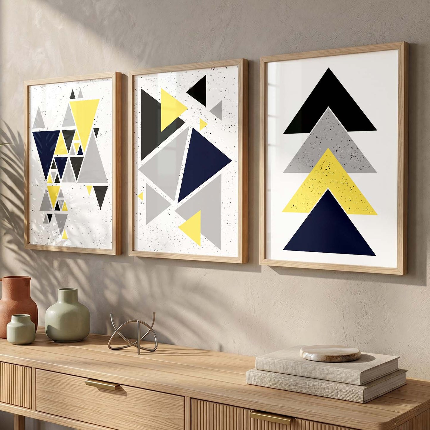 Contemporary Minimalistic Combos - Geometric Art for Modern Interiors