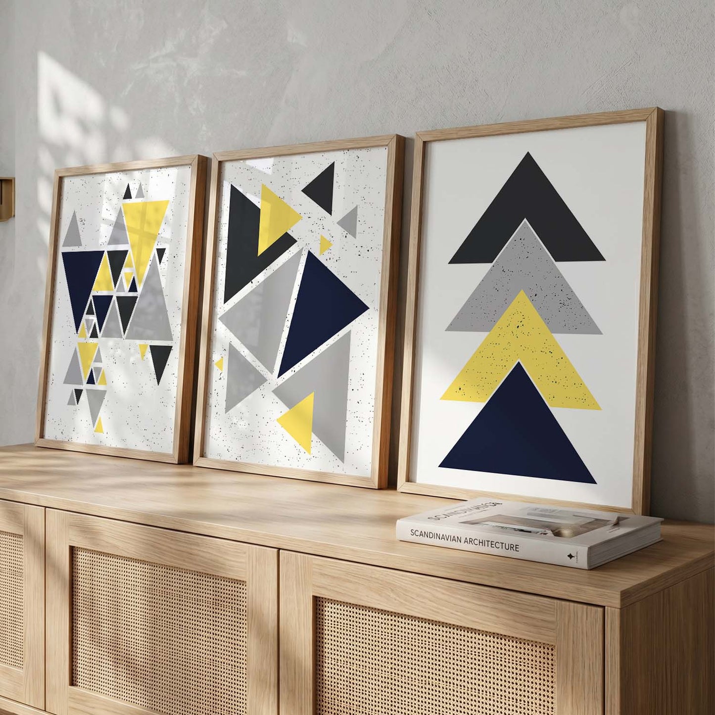 Contemporary Minimalistic Combos - Geometric Art for Modern Interiors