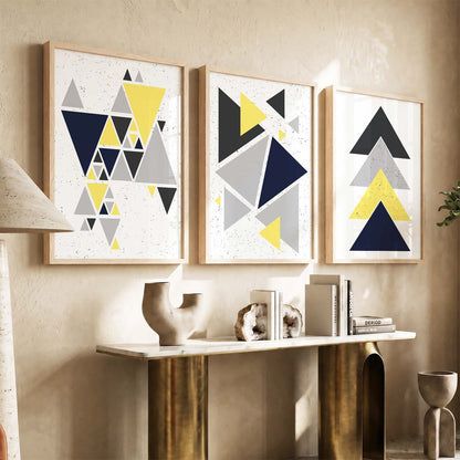 Contemporary Minimalistic Combos - Geometric Art for Modern Interiors