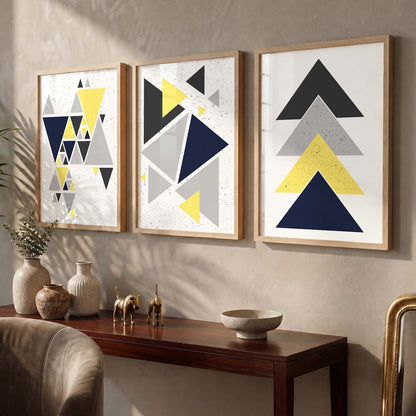 Contemporary Minimalistic Combos - Geometric Art for Modern Interiors