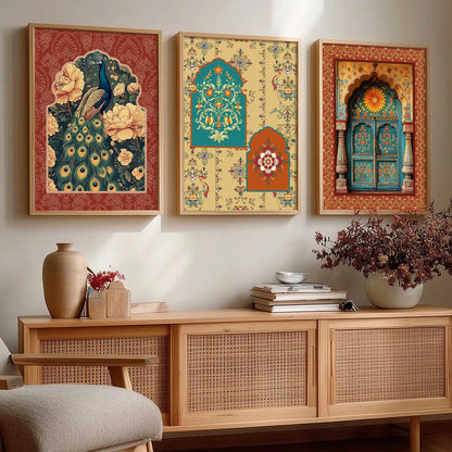 Traditional   Wall  Art  Paintings for Living Room - Wall Poster With frames