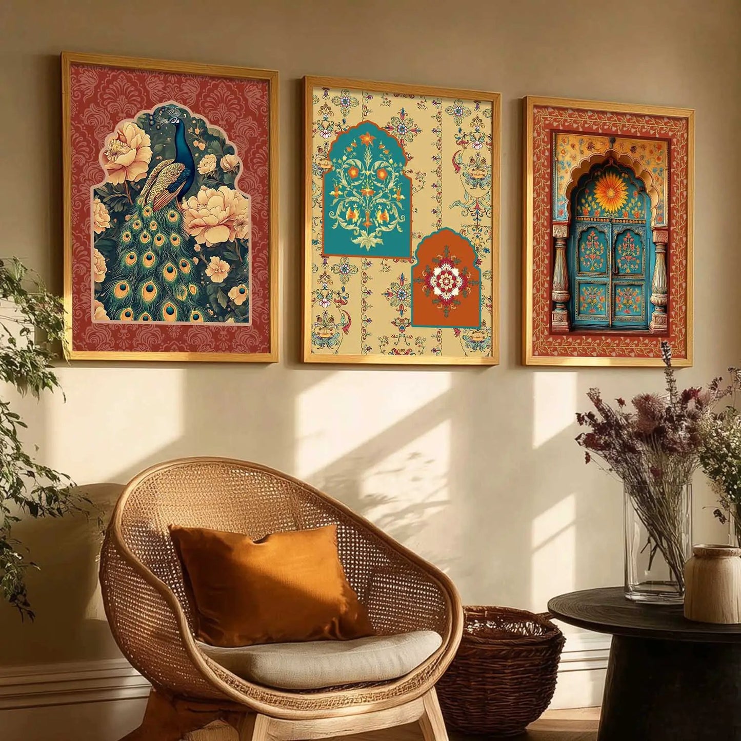 Traditional   Wall  Art  Paintings for Living Room - Wall Poster With frames
