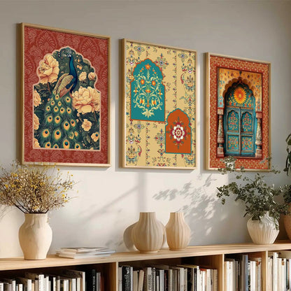 Traditional   Wall  Art  Paintings for Living Room - Wall Poster With frames