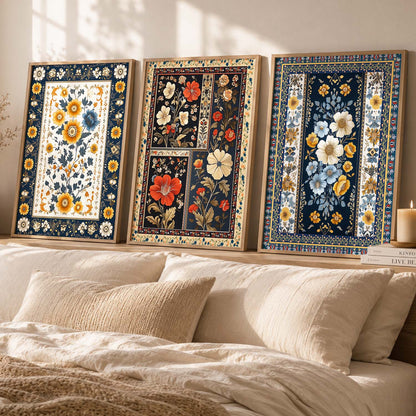Floral  Wall  Art Paintings for Living Room - Wall Poster With frames