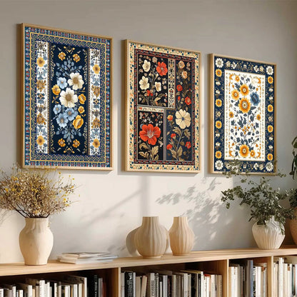 Floral  Wall  Art Paintings for Living Room - Wall Poster With frames
