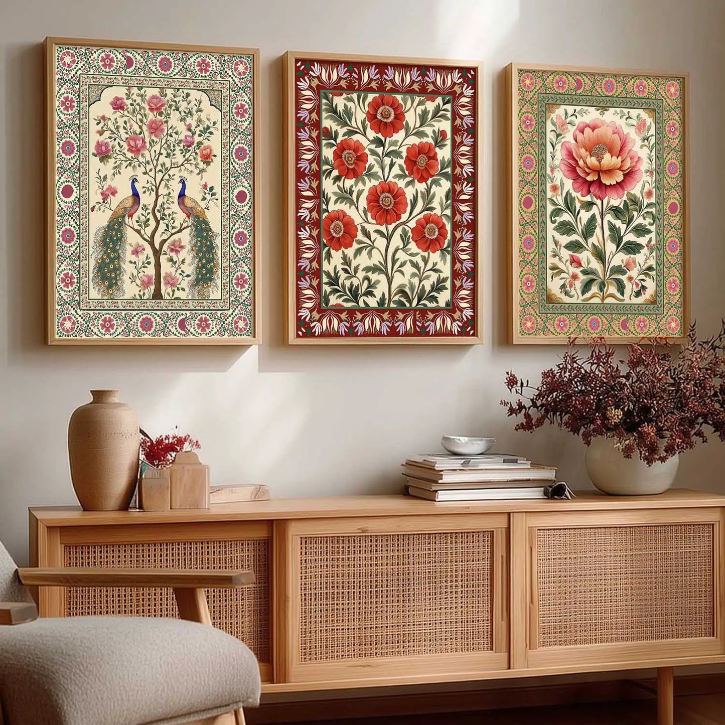 Traditional Wall  Art  Paintings for Living Room - Wall Poster With frames
