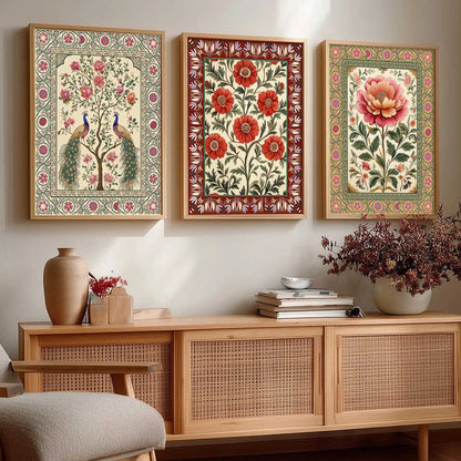 Traditional Wall  Art  Paintings for Living Room - Wall Poster With frames