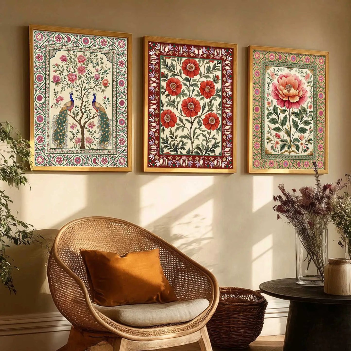 Traditional Wall  Art  Paintings for Living Room - Wall Poster With frames