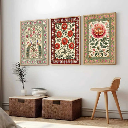 Traditional Wall  Art  Paintings for Living Room - Wall Poster With frames