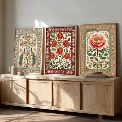 Traditional Wall  Art  Paintings for Living Room - Wall Poster With frames
