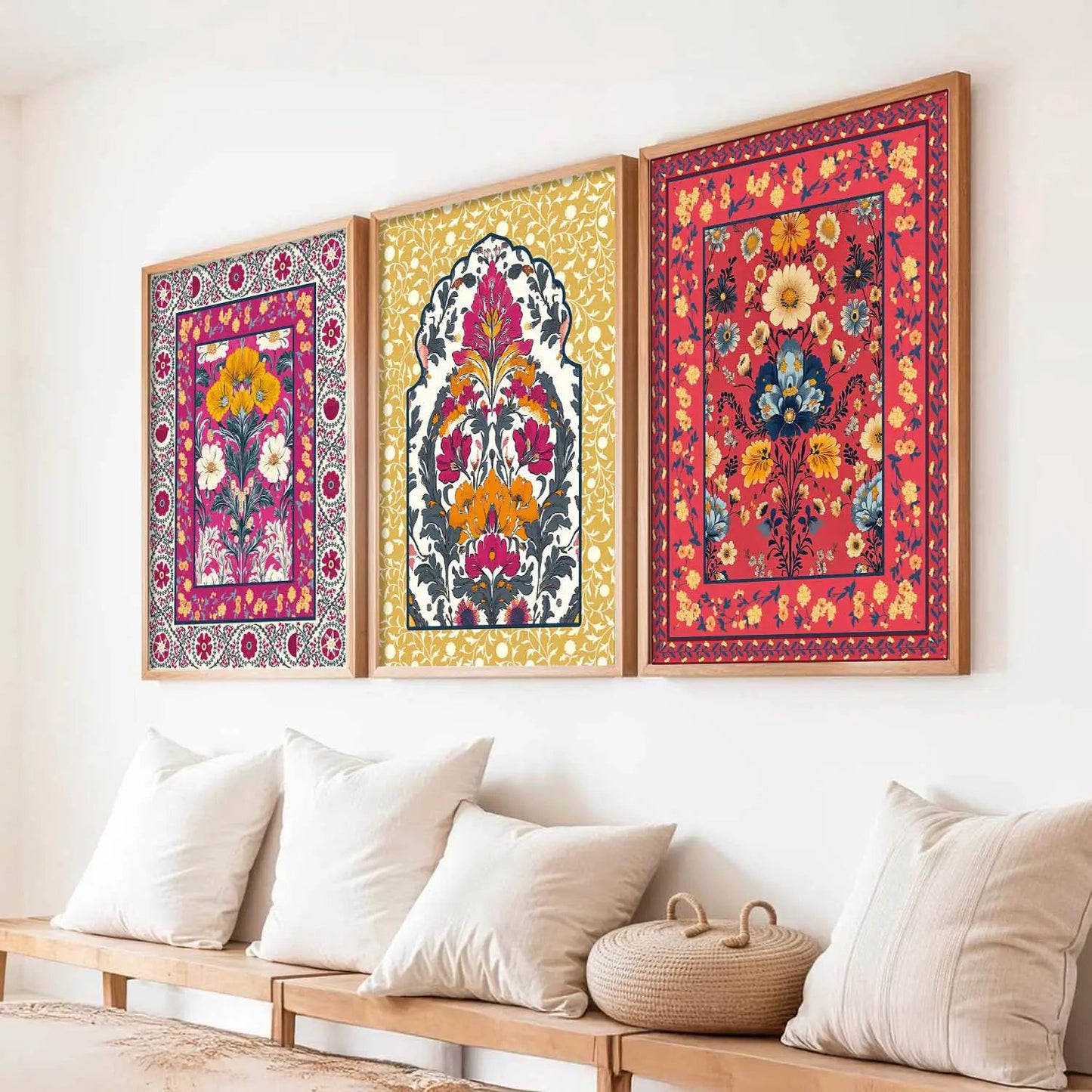 Floral  Wall Art Paintings for Living Room - Wall Poster With frames
