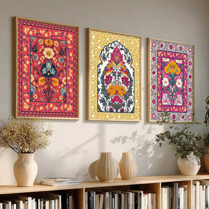 Floral  Wall Art Paintings for Living Room - Wall Poster With frames