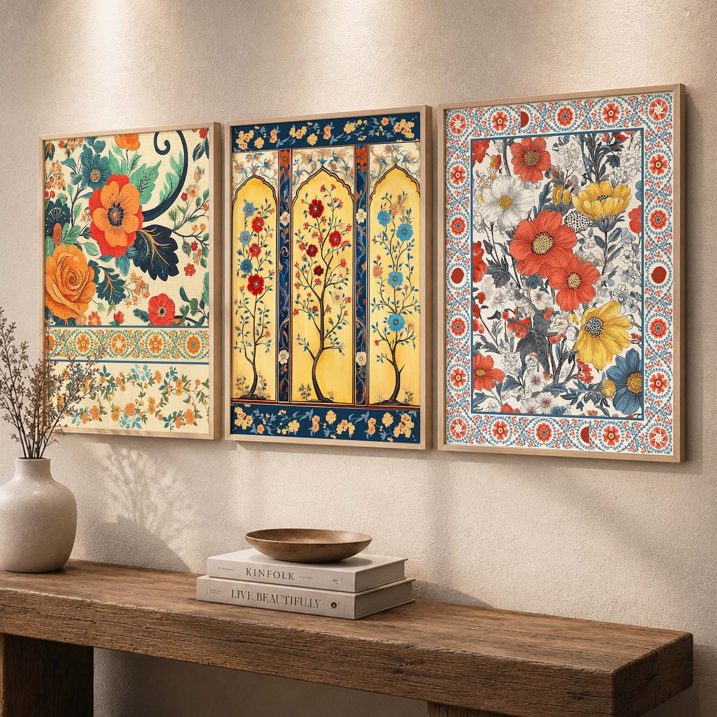 Traditional Wall  Art Paintings for Living Room - Wall Poster With frames