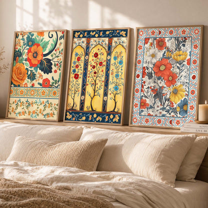 Traditional Wall  Art Paintings for Living Room - Wall Poster With frames