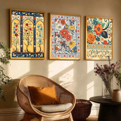 Traditional Wall  Art Paintings for Living Room - Wall Poster With frames