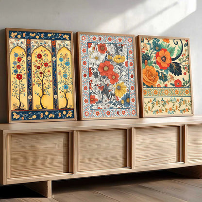 Traditional Wall  Art Paintings for Living Room - Wall Poster With frames