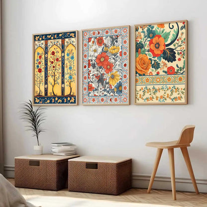 Traditional Wall  Art Paintings for Living Room - Wall Poster With frames