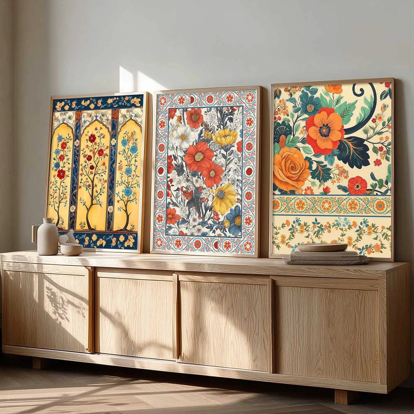 Traditional Wall  Art Paintings for Living Room - Wall Poster With frames