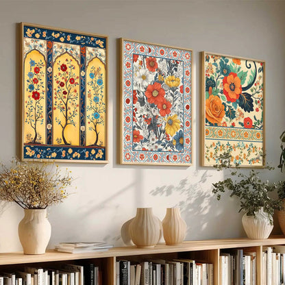 Traditional Wall  Art Paintings for Living Room - Wall Poster With frames