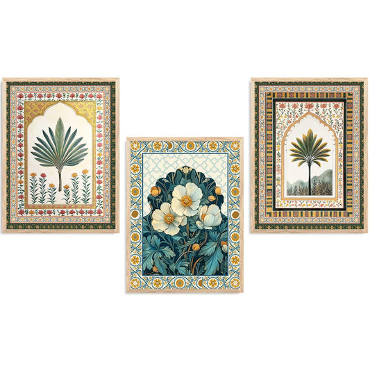 Floral   Wall Art  Paintings for Living Room - Wall Poster With frames