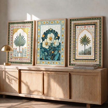 Traditional  Wall Art  Paintings for Living Room - Wall Poster With frames