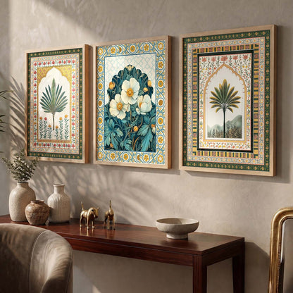 Traditional  Wall Art  Paintings for Living Room - Wall Poster With frames