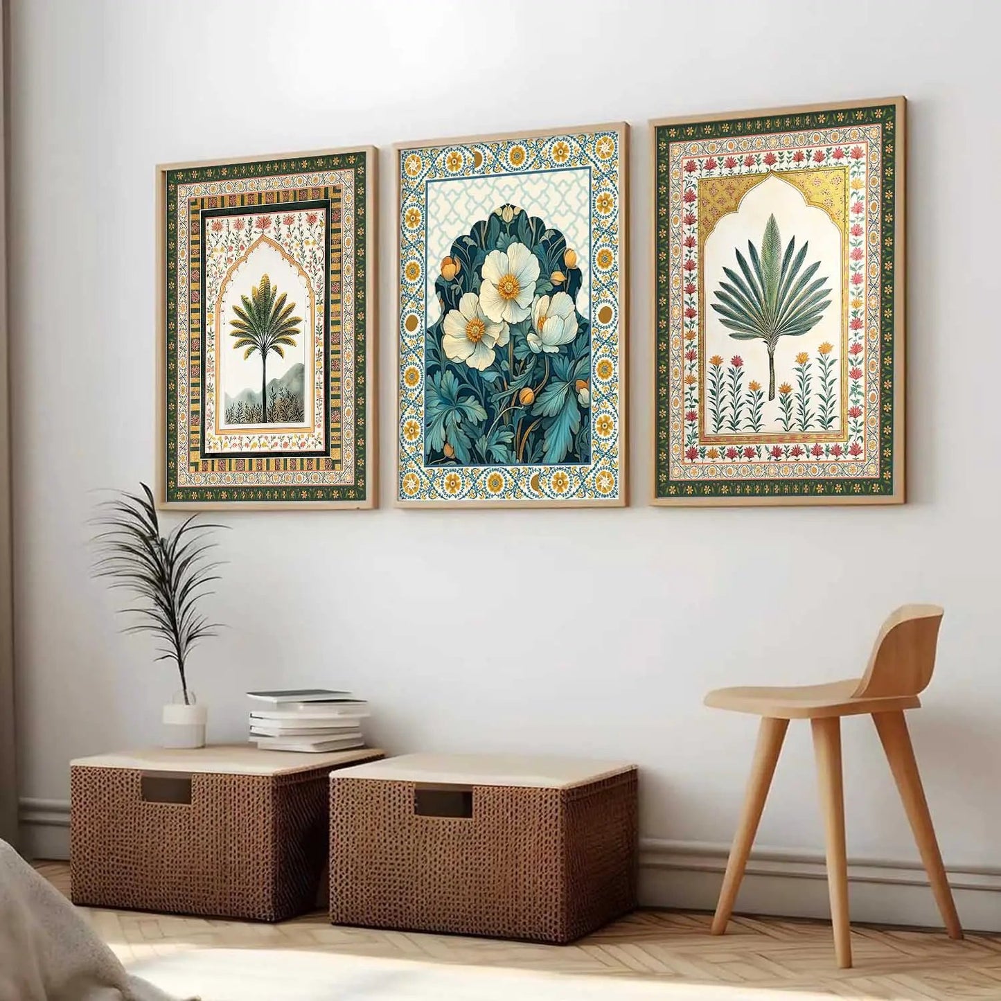Traditional  Wall Art  Paintings for Living Room - Wall Poster With frames